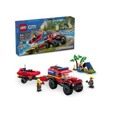 LEGO 60412 Terenowy wóz strażacki z łodzią-34262