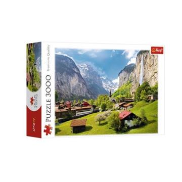 Puzzle 3000 el. Lauterbrunnen, Szwajcaria-34378